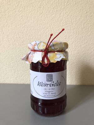 Weingelee rot